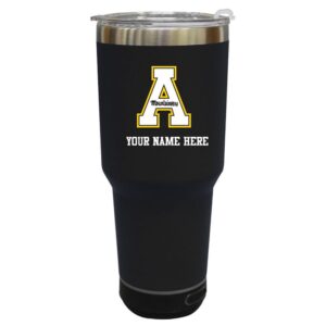 The Memory Company  Appalachian State Mountaineers Personalized 30oz. Stainless Steel Bluetooth Tumbler