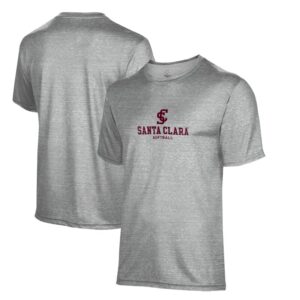 Youth ProSphere  Gray Santa Clara Broncos Softball Name Drop T-Shirt