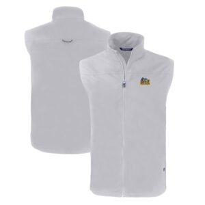 Men's Cutter & Buck  Gray Drexel Dragons Charter Eco Recycled Full-Zip Vest