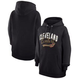 Women's G-III 4Her by Carl Banks  Black Cleveland Cavaliers Filigree Logo Pullover Hoodie