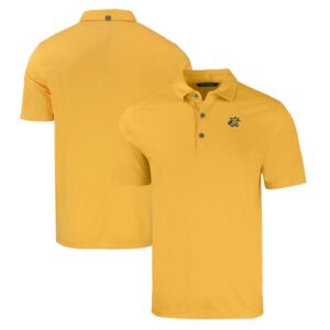 Men's Cutter & Buck Gold Wichita State Shockers Forge Eco Stretch Recycled Polo