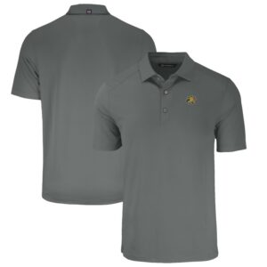Men's Cutter & Buck Gray Wichita State Shockers Forge Eco Stretch Recycled Polo