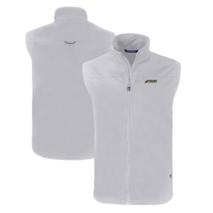 Men's Cutter & Buck  Gray Florida A&M Rattlers Big & Tall Charter Eco Full-Zip Vest
