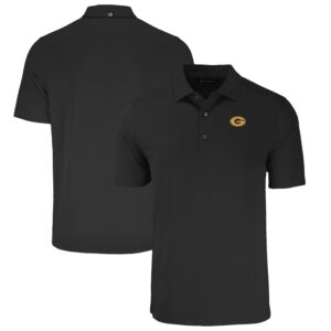 Men's Cutter & Buck Black Grambling Tigers Big & Tall Forge Eco Stretch Recycled Polo