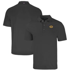 Men's Cutter & Buck Heather Black Grambling Tigers Big & Tall Forge Eco Stretch Recycled Polo