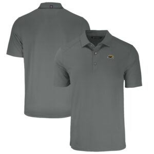 Men's Cutter & Buck Gray Southern Miss Golden Eagles Big & Tall Forge Eco Stretch Recycled Polo