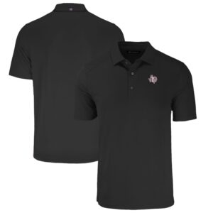 Men's Cutter & Buck Black Texas Southern Tigers Big & Tall Forge Eco Stretch Recycled Polo