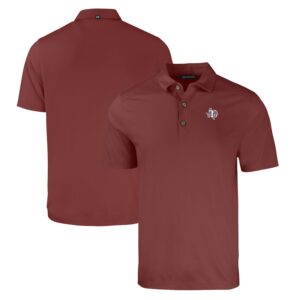 Men's Cutter & Buck Heather Maroon Texas Southern Tigers Big & Tall Forge Eco Stretch Recycled Polo