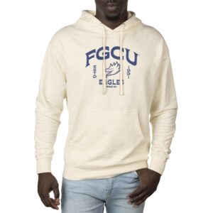 Men's Uscape Apparel Cream Florida Gulf Coast Eagles Standard Pullover Hoodie
