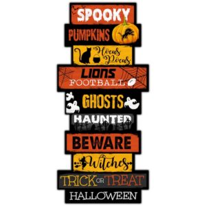 Detroit Lions 24'' Halloween Celebration Stack Sign