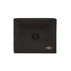 Fossil Black Houston Astros Ryan RFID Passcase Wallet