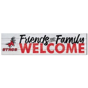 Fairfield Stags 10" x 40" Friends & Family Welcome Sign
