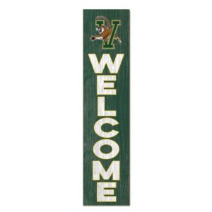 Vermont Catamounts 12'' x 48'' Welcome Outdoor Leaner