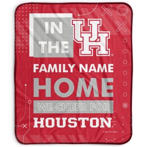 Pegasus Houston Cougars 50" x 60" "We Cheer" Personalized Fleece Blanket