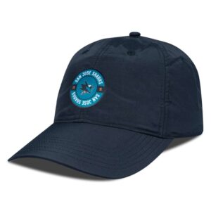 Men's Levelwear Black San Jose Sharks Crest Adjustable Hat