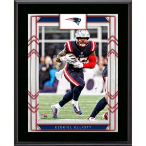 Ezekiel Elliott New England Patriots 10.5" x 13" Player Sublimated Plaque
