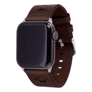 Brown Minnesota Wild Leather Apple Watch Band