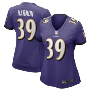 Women's Nike Duron Harmon  Purple Baltimore Ravens  Game Jersey