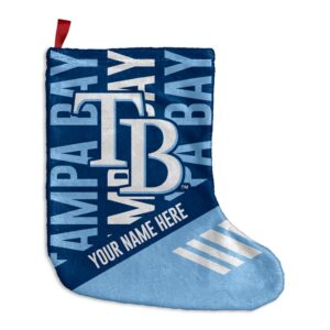 Chad & Jake  Tampa Bay Rays Personalized Holiday Stocking