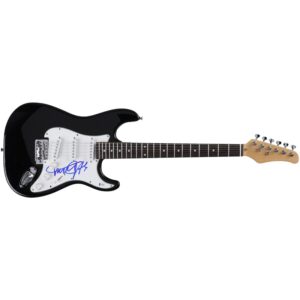 Michael J. Fox Autographed Guitar - Signed in Blue Ink - BAS