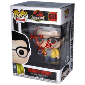 Wayne Knight Autographed Jurassic Park Dennis Nedry #551 Funko Pop! - Signed in Red Ink - BAS