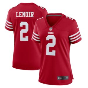 Women's Nike Deommodore Lenoir  Scarlet San Francisco 49ers  Game Jersey