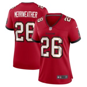 Women's Nike Kaevon Merriweather  Red Tampa Bay Buccaneers  Game Jersey