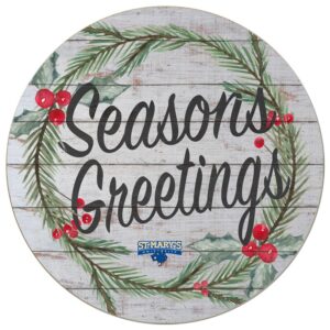 St. Mary's University Rattlers 20'' x 20'' Season's Greetings Circle