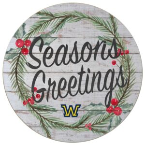 Wilkes Colonels 20'' x 20'' Season's Greetings Circle
