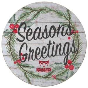 Willamette Bearcats 20'' x 20'' Season's Greetings Circle