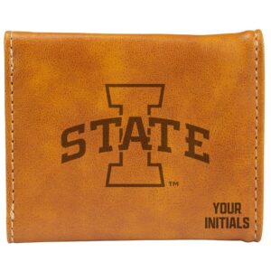 Brown Iowa State Cyclones Personalized Trifold Wallet
