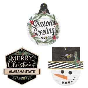 Alabama State Hornets Ornament Bundle