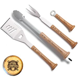 Baseball BBQ  LSU Tigers 2023 NCAA Men's Baseball College World Series Champions Home Run Grill Set