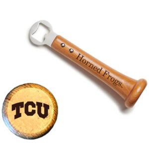 Baseball BBQ  TCU Horned Frogs Pickoff Bottle Opener