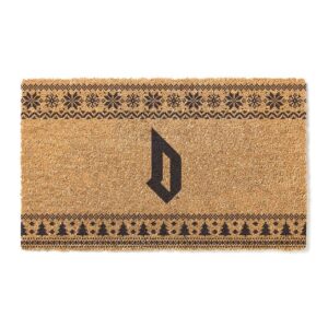 Duquesne Dukes 18" x 30" Holiday Coir Doormat