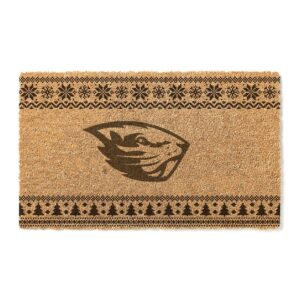 Oregon State Beavers 18" x 30" Holiday Coir Doormat