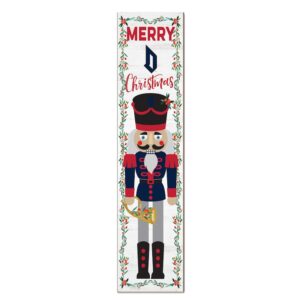Duquesne Dukes 11" x 46" Nutcracker Holiday Leaner Sign