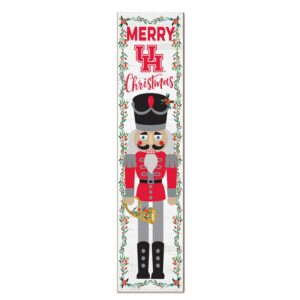 Houston Cougars 11" x 46" Nutcracker Holiday Leaner Sign
