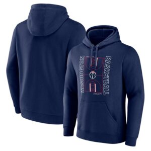 Men's  Navy Washington Wizards Michelob Ultra Full Court Pullover Hoodie