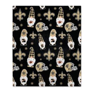 New Orleans Saints 60" x 70" Gnome Helmet Blanket