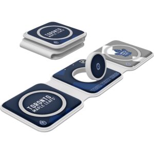 Keyscaper Toronto Maple Leafs Personalized 3-in-1 Foldable Charger
