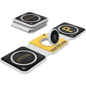 Keyscaper Pittsburgh Pirates Personalized 3-in-1 Foldable Charger