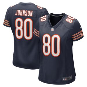Women's Nike Collin Johnson  Navy Chicago Bears  Game Jersey