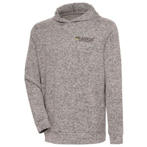 Men's Antigua  Oatmeal Lehigh Mountain Hawks Absolute Pullover Hoodie