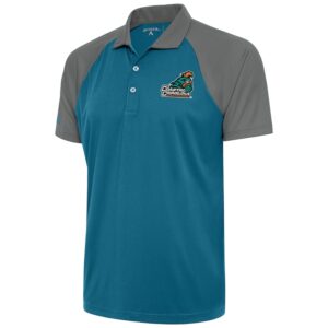 Men's Antigua  Teal/Steel Coastal Carolina Chanticleers Nova Polo