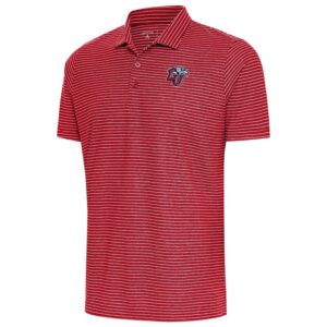 Men's Antigua  Heather Red Liberty Flames Big & Tall Esteem Polo