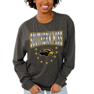 Women's Gameday Couture  Charcoal Southern Miss Golden Eagles Everyday Long Sleeve T-Shirt