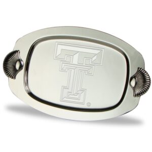Texas Tech Red Raiders 7" x 4.25" Four-Piece Silver Plated Tray Set