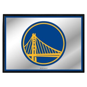 Golden State Warriors 27" x 19" Framed Mirrored Wall Sign