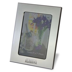 Alabama Crimson Tide 5" x 7" Silver Plated Photo Frame
